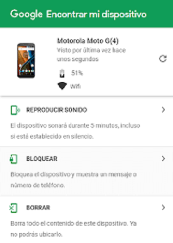 Utiliza Google Encontrar mi dispositivo para buscar mi dispositivo Motorola