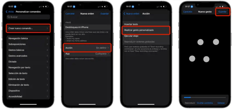 Establece el comando para el desbloqueo - Cómo desbloquear iPhone con Siri