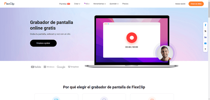 FlexClip para Chromebook