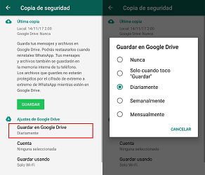 Guardar en Google Drive