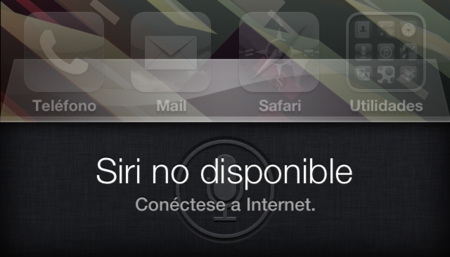Siri no disponible