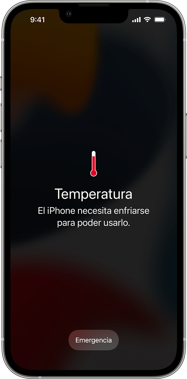 Aparece un aviso de alta temperatura en el iPhone