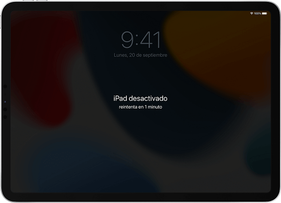 iPad está desactivado conectarse a iTunes