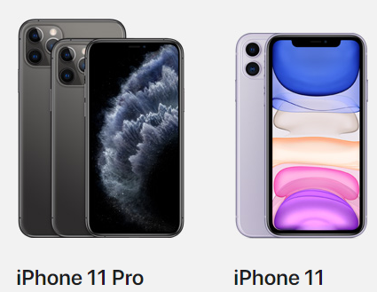 ¿iPhone 11, iPhone 11 Pro o iPhone 11 Pro Max? Imagen de Apple.com