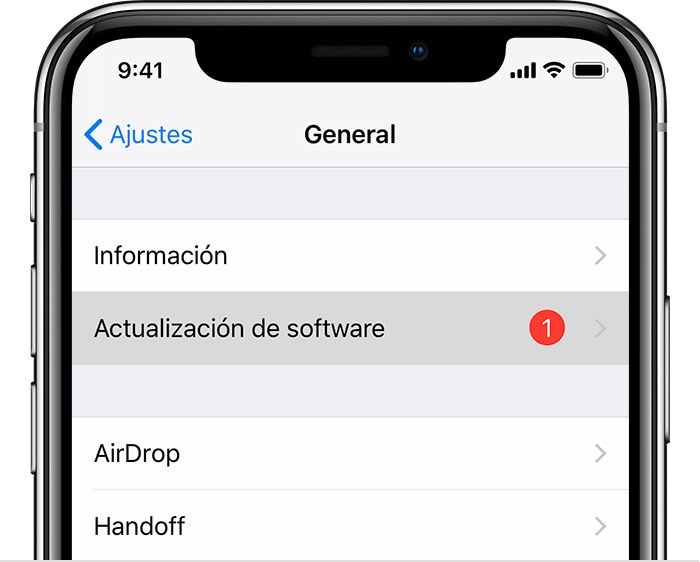 iPhone bloqueado al actualizar - Descarga el archivo de actualización de software nuevamente