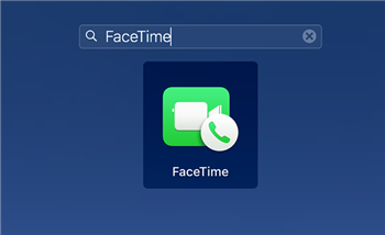 Inicie FaceTime en Mac