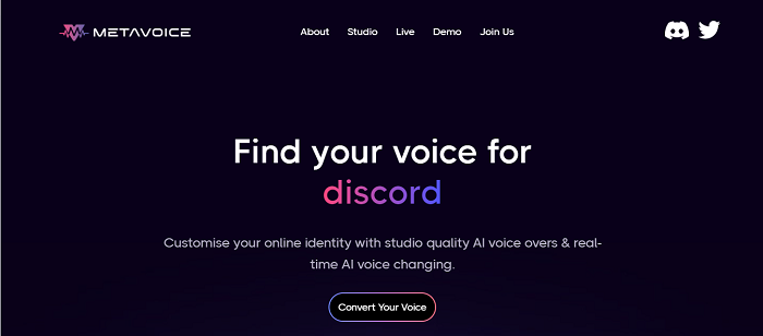 MetaVoice Studio - Los 10 mejores modificadores de voz en tiempo real