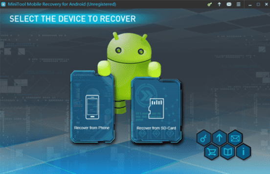Recuperador de mensajes de whatsapp-MiniTool Mobile Recovery