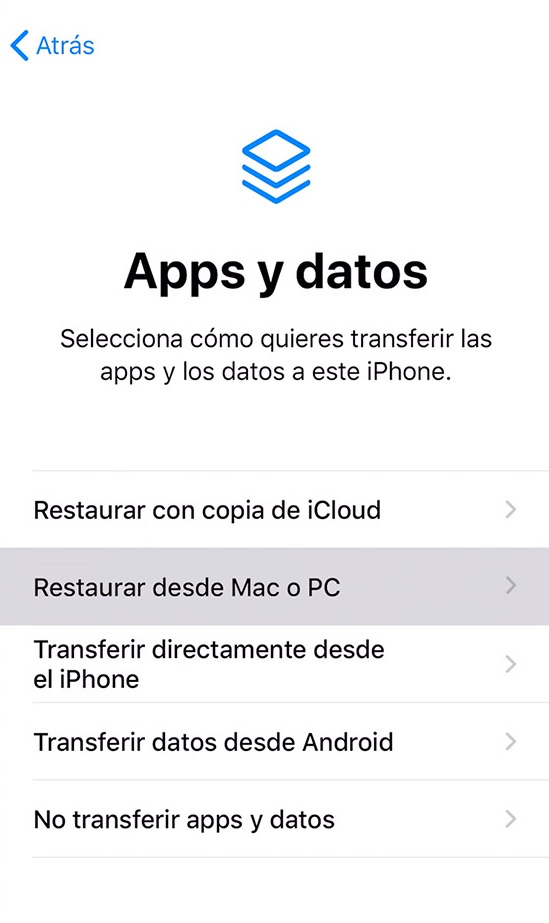 Usar iTunes o Finder para recuperar datos de iPhone roto
