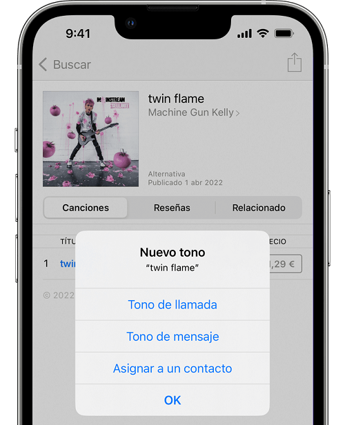 Se puede cambiar el tono en iPhone mediante iTunes Store