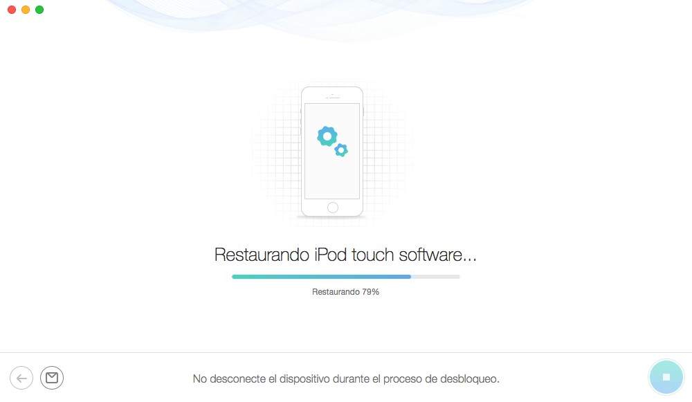 Espere el proceso de quitar el pin de mi iPhone - Paso 5