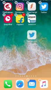 Cómo ordenar iconos iPhone en la pantalla de inicio o el Dock