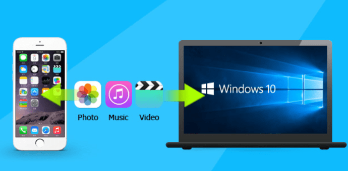 Utilizar el Explorador de Archivos para pasar videos de iPhone a PC Windows 10