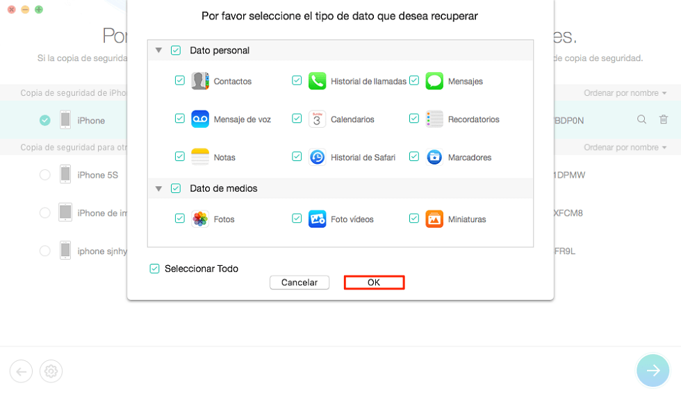 Cómo ver copia de seguridad iPhone en PC en iTunes - Paso 3
