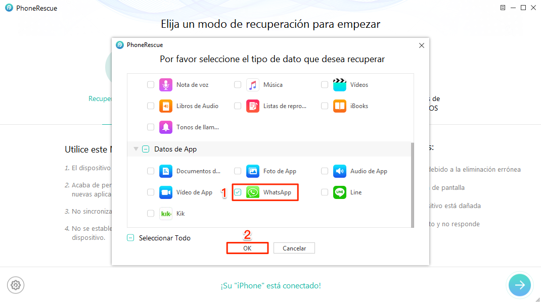 como recuperar mensajes borrados de whatsapp iphone