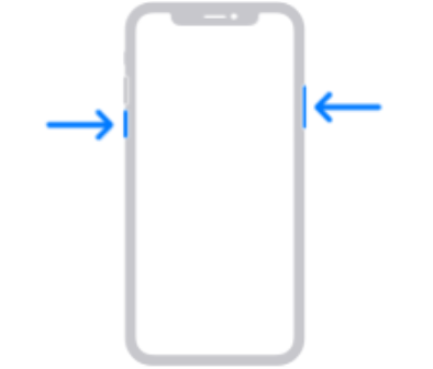 Reiniciar el iPhone X y posteriores