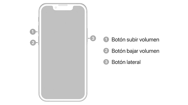 Realizar un reinicio para reparar iPhone 13 no enciende