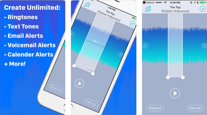 Aplicación para tonos de llamada iPhone - Ringtone designer pro 2.0 