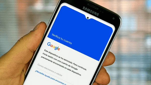Verificar la cuenta Google Samsung