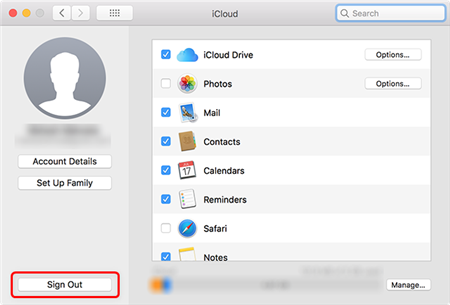 Cierra sesión en tu ID de Apple en Mac