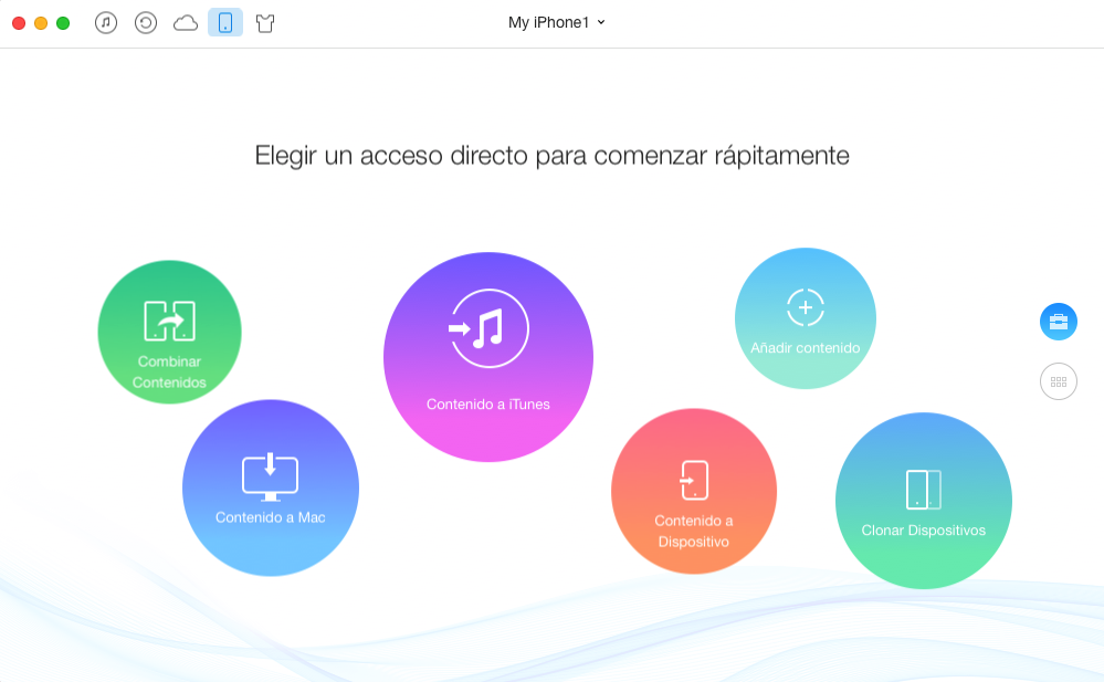 Cómo transferir aplicaciones desde un iPhone a otro – Paso 1