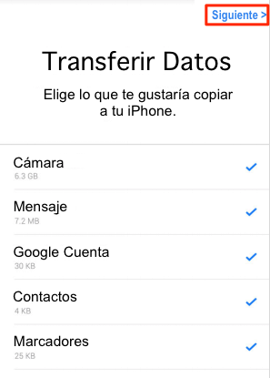 Cómo transferir archivos de Android a iPhone a través de WiFi con Transferir a iOS