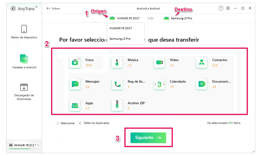 Pasar Datos De Huawei A Samsung