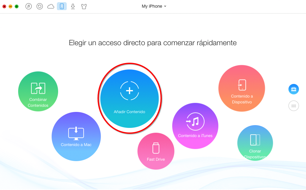 Cómo pasar fotos del ordenador al iPhone con AnyTrans