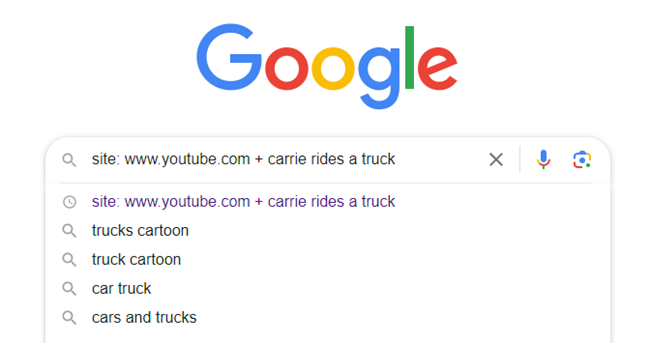Utilizar Google para encontrar la URL del vídeo borrado de YouTube 