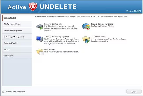 Active Undelete Data Recovery 