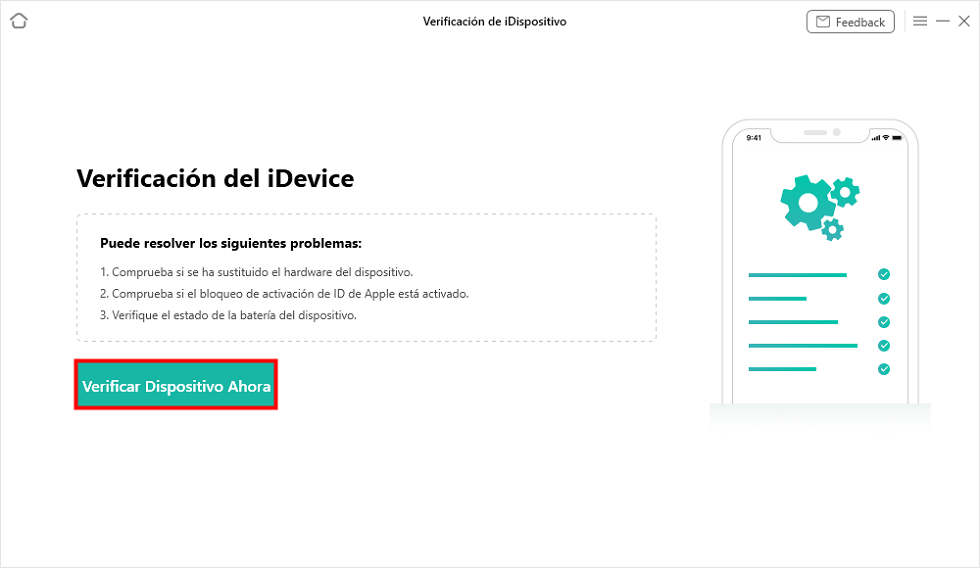 Haga clic para Verificar Dispositivo Ahora