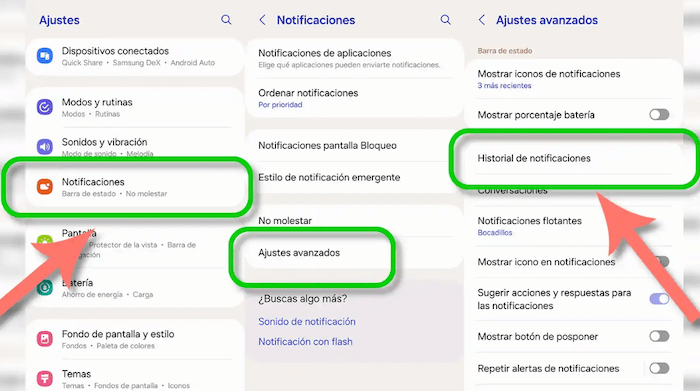 Recuperar chats de WhatsApp con el historial de notificaciones