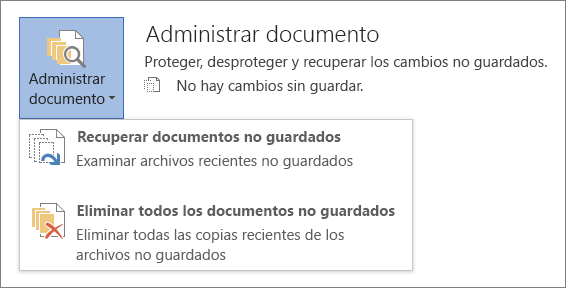 Seleccionar documentos etiquetados en la configuración de Word