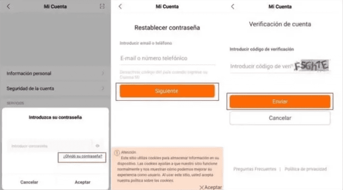 Desbloquear un Xiaomi con código de desbloqueo sin perder datos con la cuenta Xiaomi