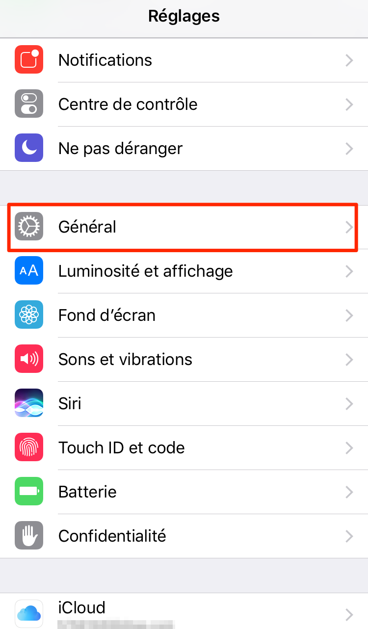 Choisissez votre clic sur iPhone 7