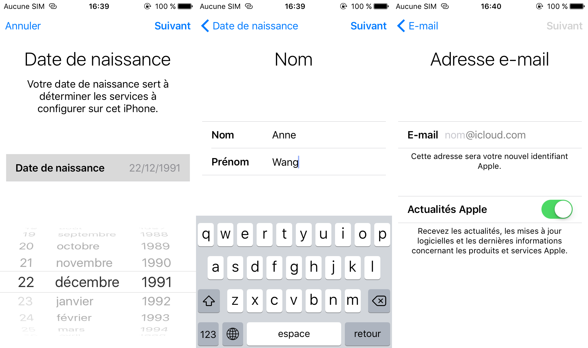 comment créer un compte icloud pour iphone 6