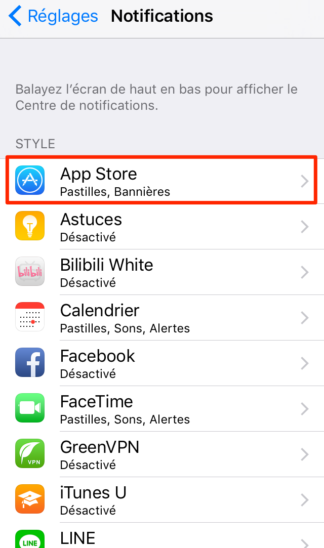Comment utiliser les notifications sur iPhone