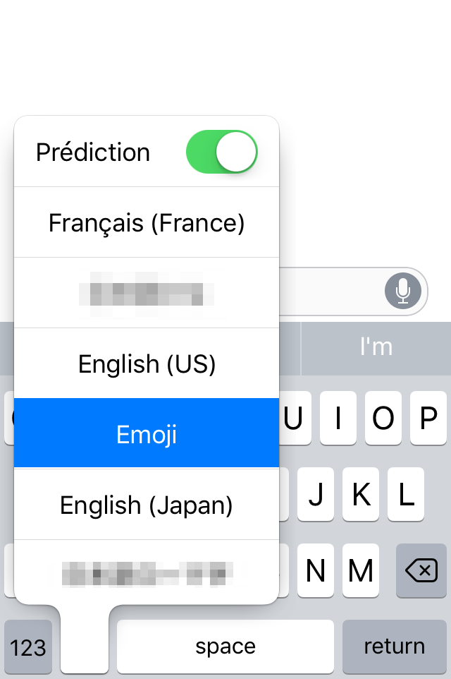 Changer le clavier Emoji
