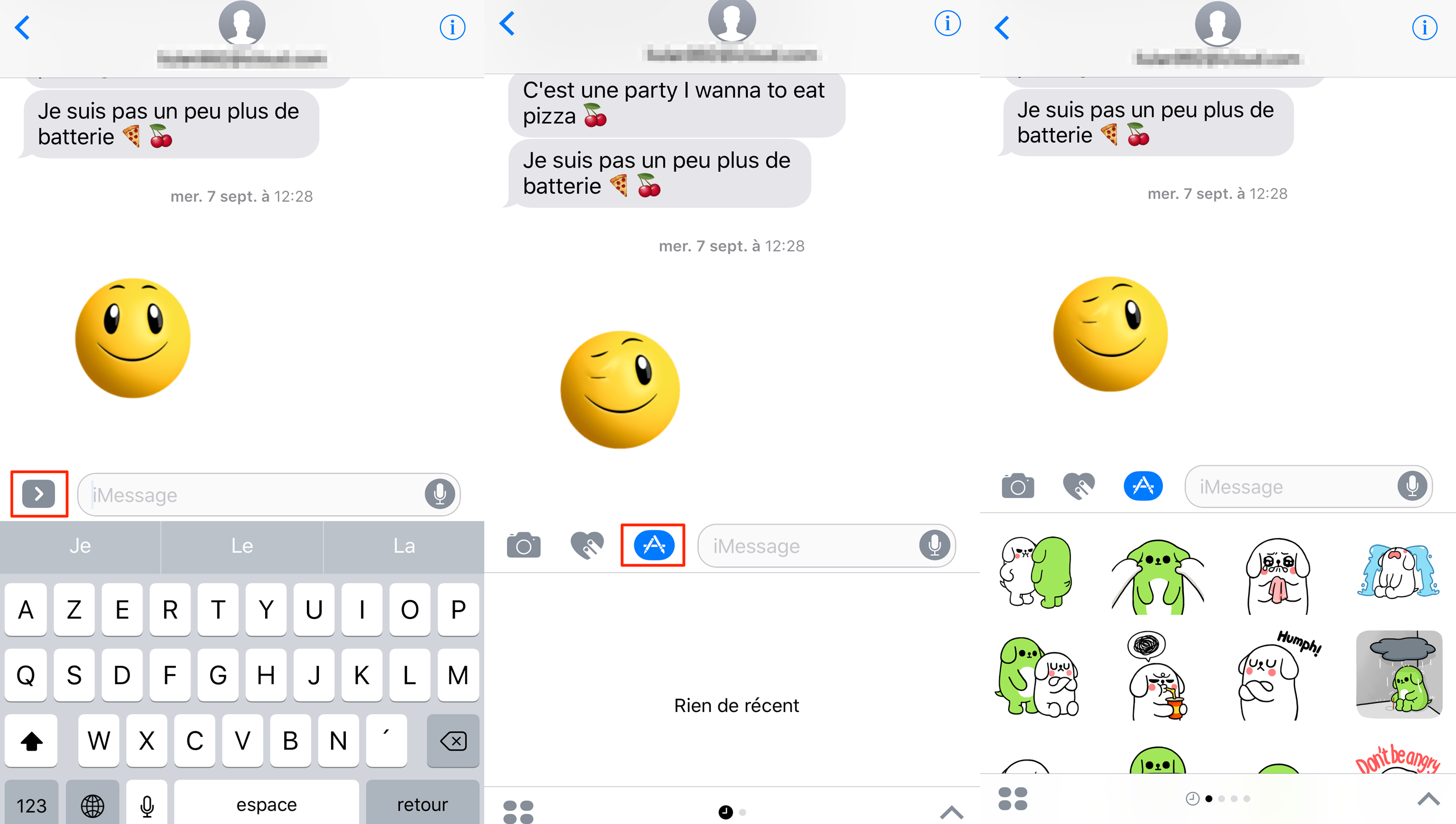 Comment utiliser les stickers sur iMessage avec iOS 10