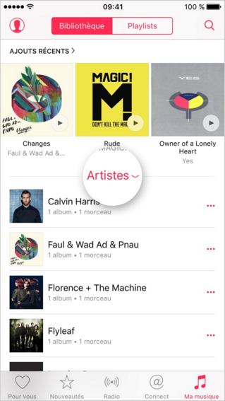 Utiliser le Partage à domicile sur un iPhone, iPad ou iPod touch