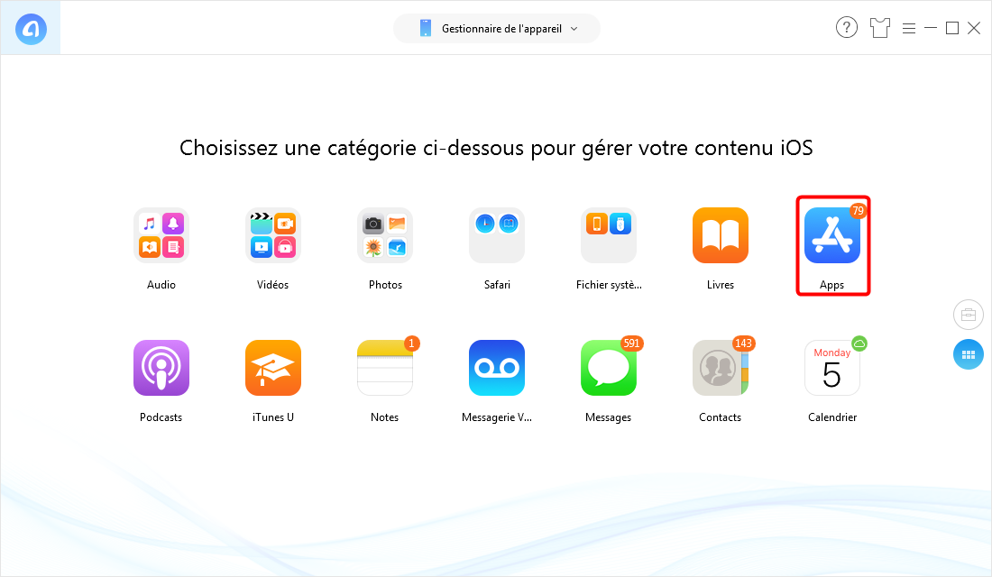 3 façons de supprimer des apps iPhone 7/8/X/XR/XS sous iOS 12/11/10