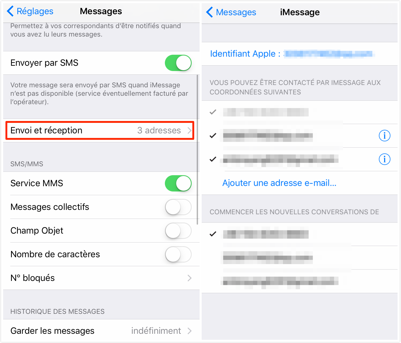 mail marche pas iphone