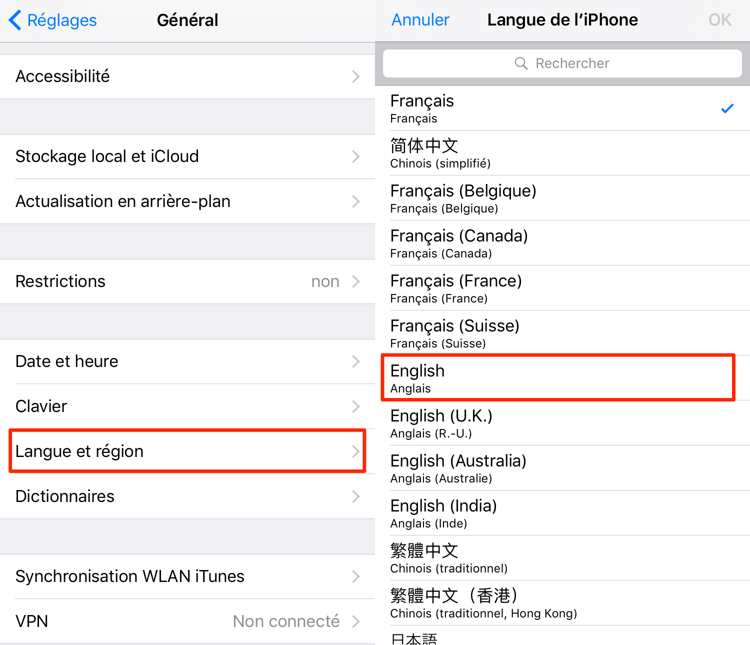Ouvrir Safari sur iPhone/iPad – méthode 3