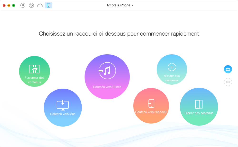 Comment synchroniser l'iPhone avec bibliothèque iTunes - étape 1