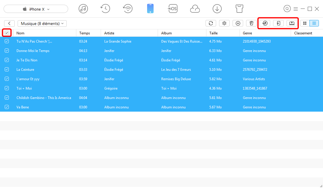 Comment synchroniser l'iPhone avec bibliothèque iTunes - étape 3
