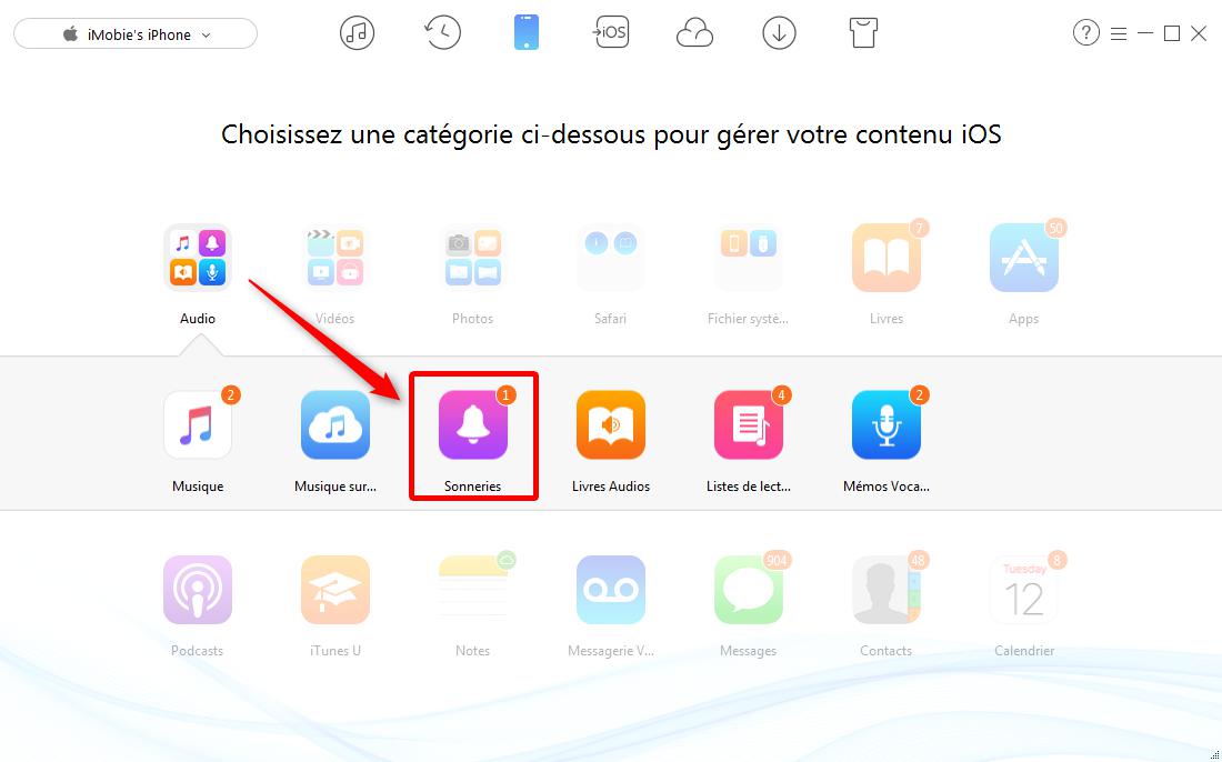 Comment supprimer les sonneries sur votre iPhone sans iTunes – étape 1