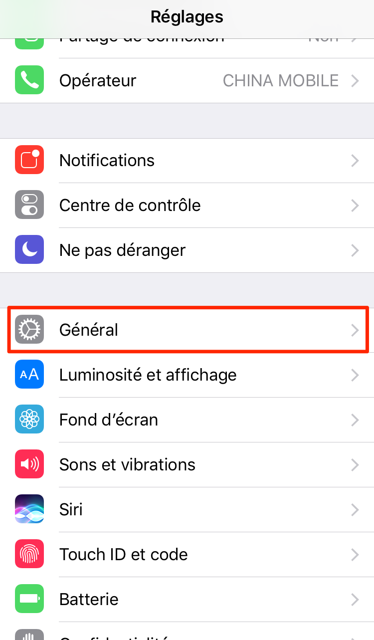 Comment utiliser dictionnaires iPhone 7