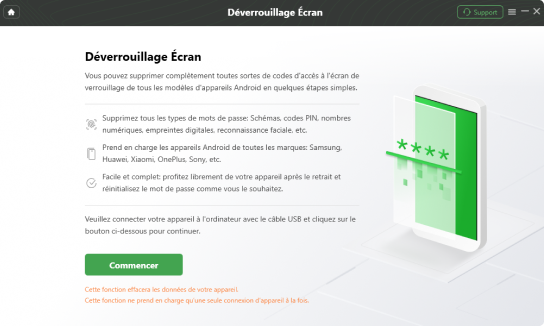 Téléphone avec étoile verte