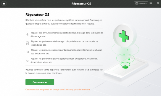 Écran dordinateur avec croix verte