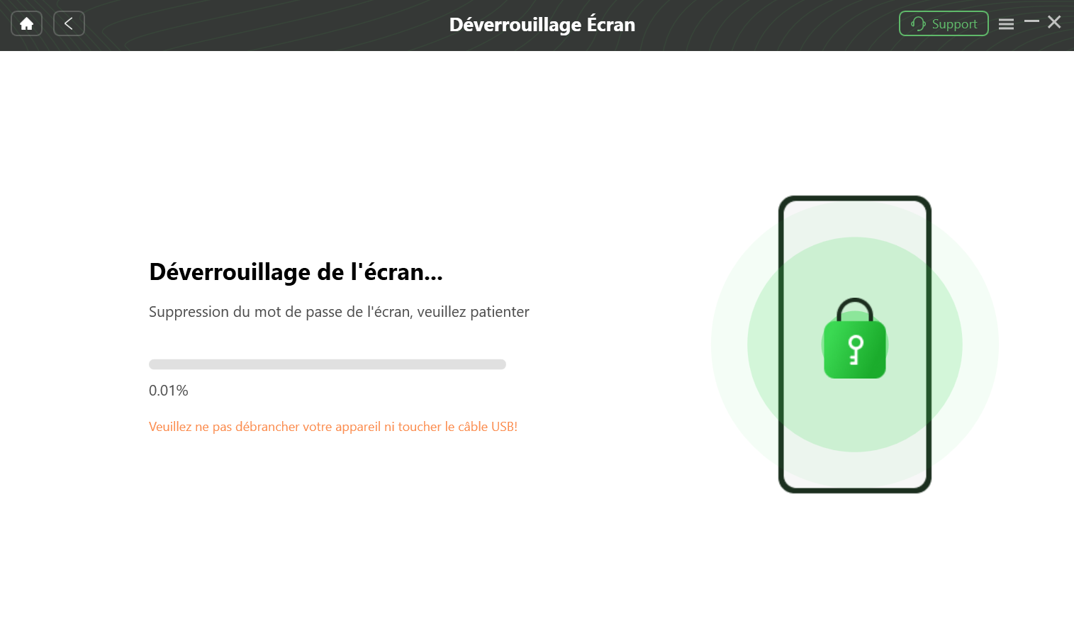 Supprimer le verrouillage de l’écran Android